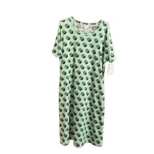 #318 NWT Lularoe Marly large dress with a belt and pockets